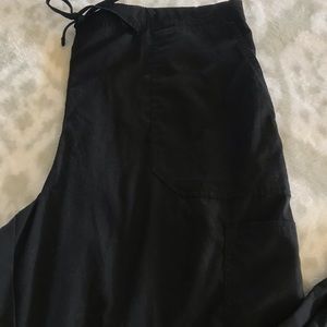 Black scrubs pants
